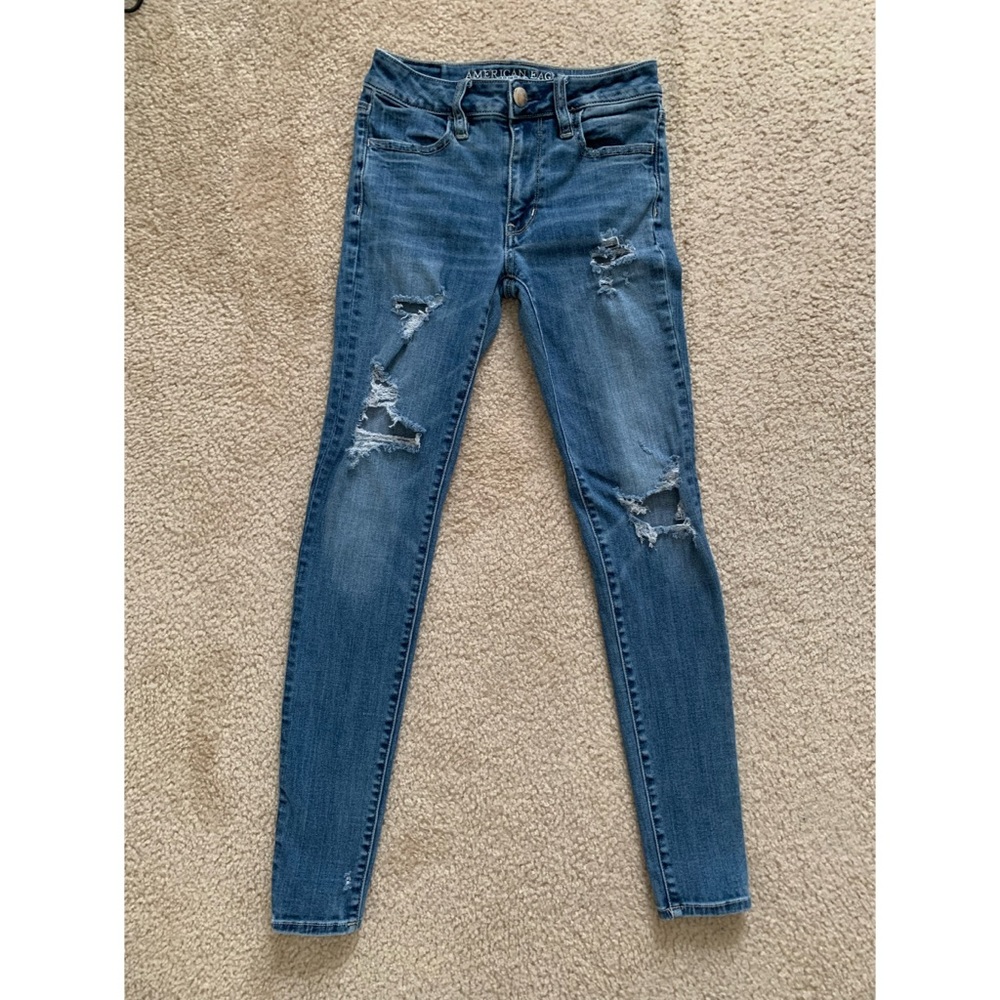 American Eagle High Rise Skinny Jeans